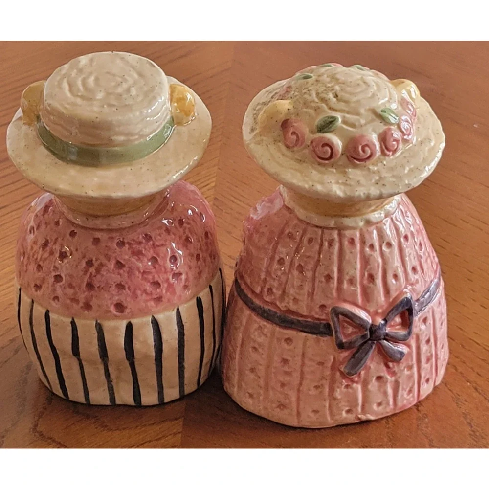 Vtg Country Church Bears Ceramic Sculptures‎ Figurines Cottage Farm House